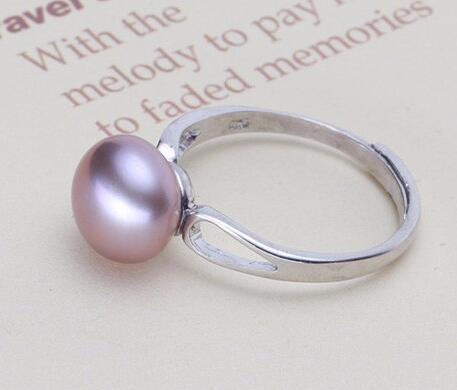 Pearl Ring 925 Sterling Silver jewelry For Women