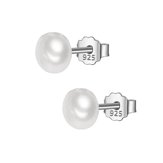 Baroque Pearl Stud Earrings