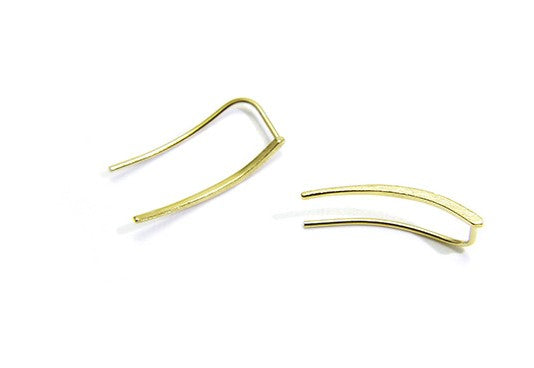 Minimalist 925 Sterling Silver Earrings Ear Crawlers Wedding Jewelry Trendy Geometric Ear Crawlers  Stud Earring Women Gift