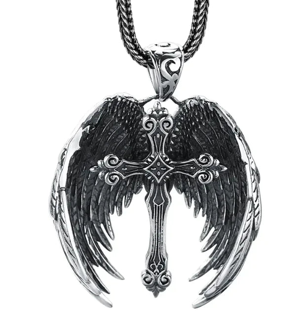 925 Sterling Silver Wings Pendant