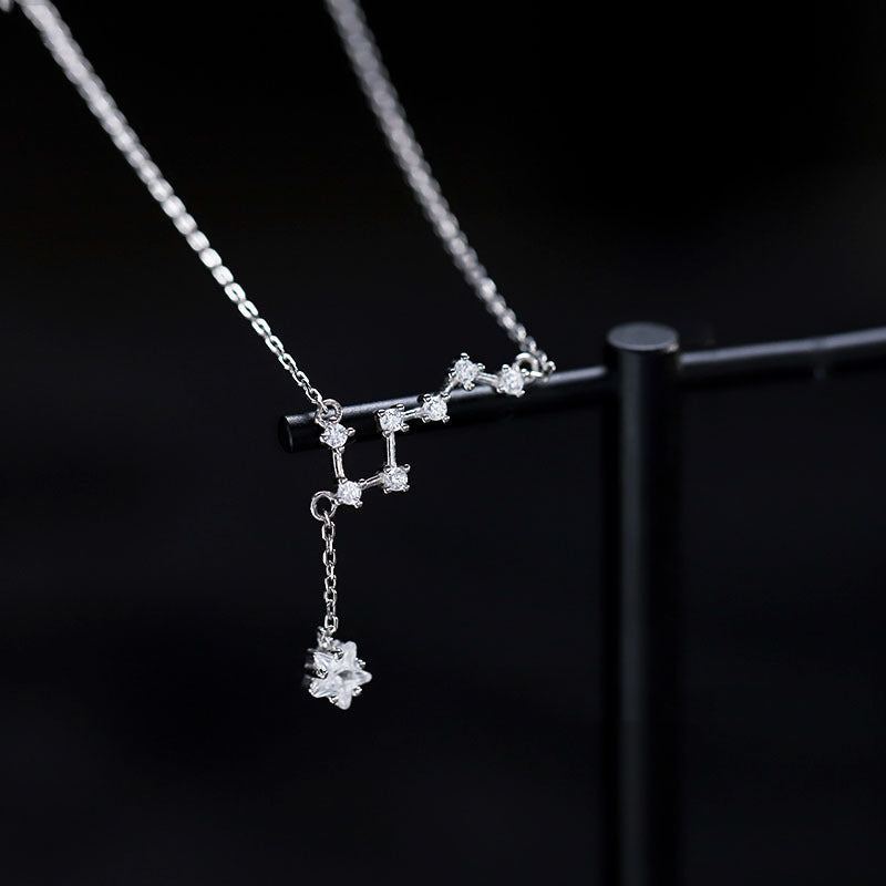 925 Sterling Silver Big Dipper Anklet Feminine Niche temperament Versatile Advanced Foot Chain Anklet New