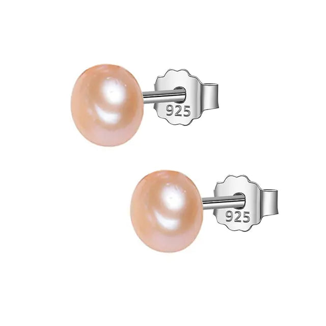 Baroque Pearl Stud Earrings